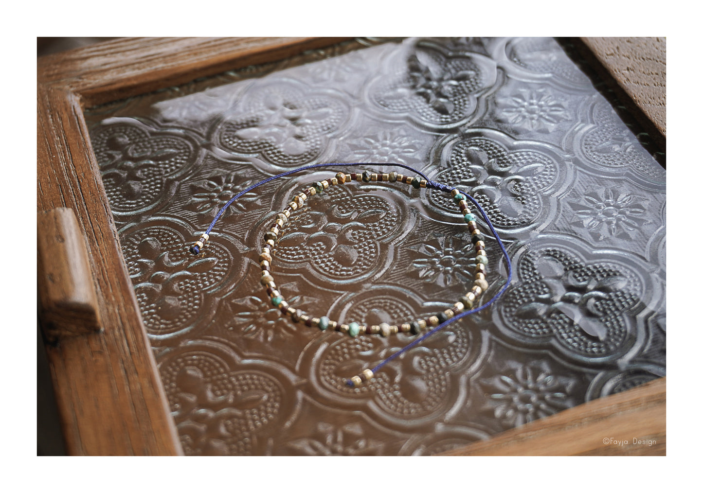 Mixed Gemstones friendship bracelet