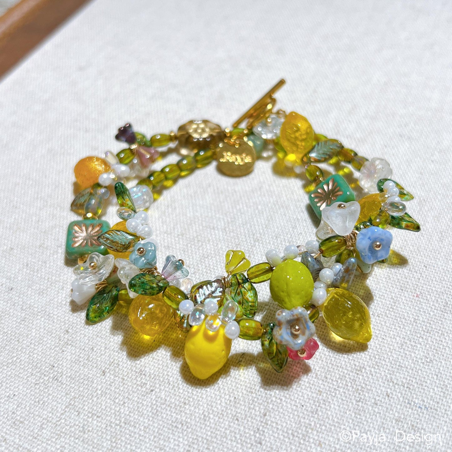 Lemonade fruit jewelry, cute lemon necklace, Lemon Tree Necklace, summer jewelry for holiday vacation, bohemian bead, gift for her