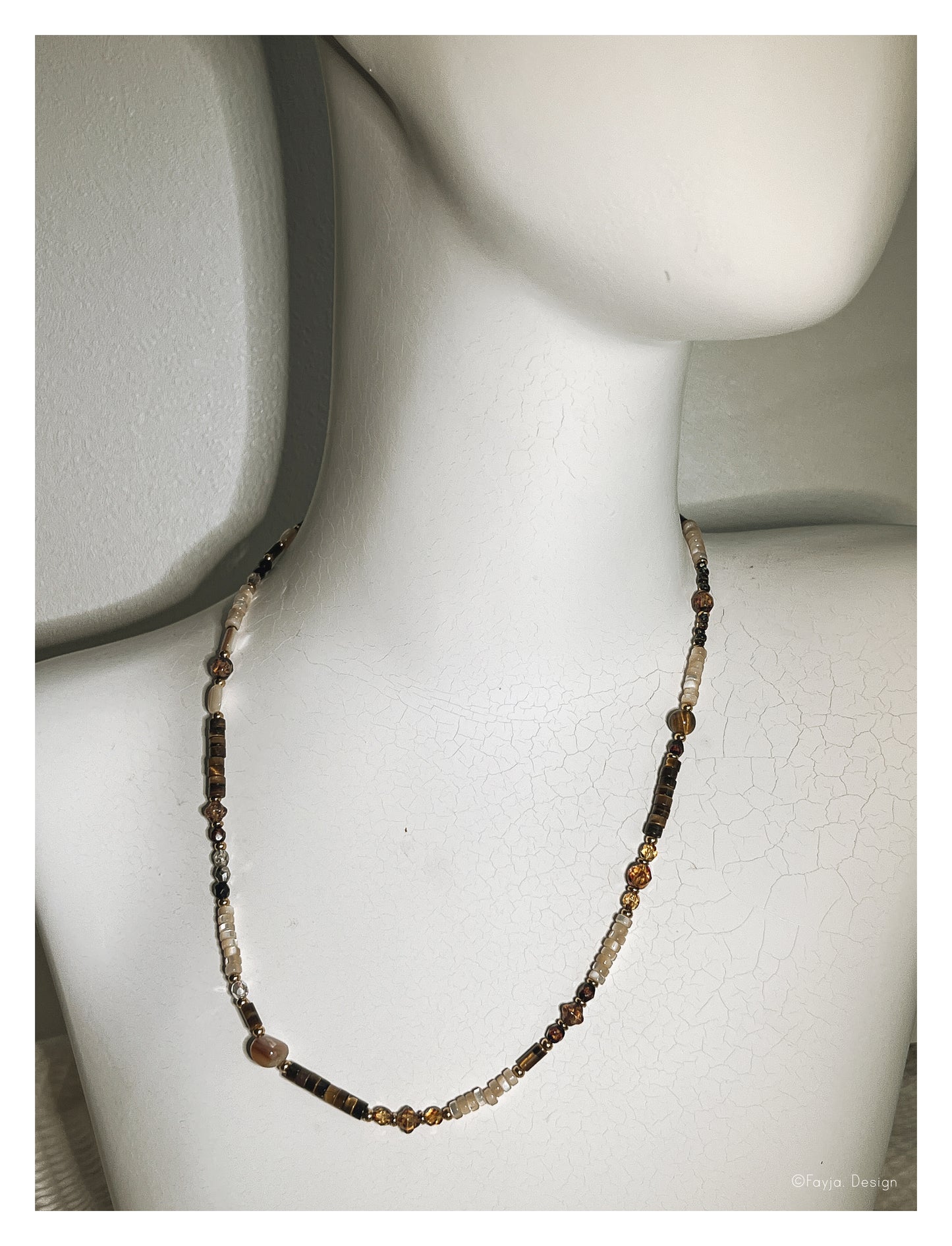 Amber Waves - Signature necklace - 52cm length