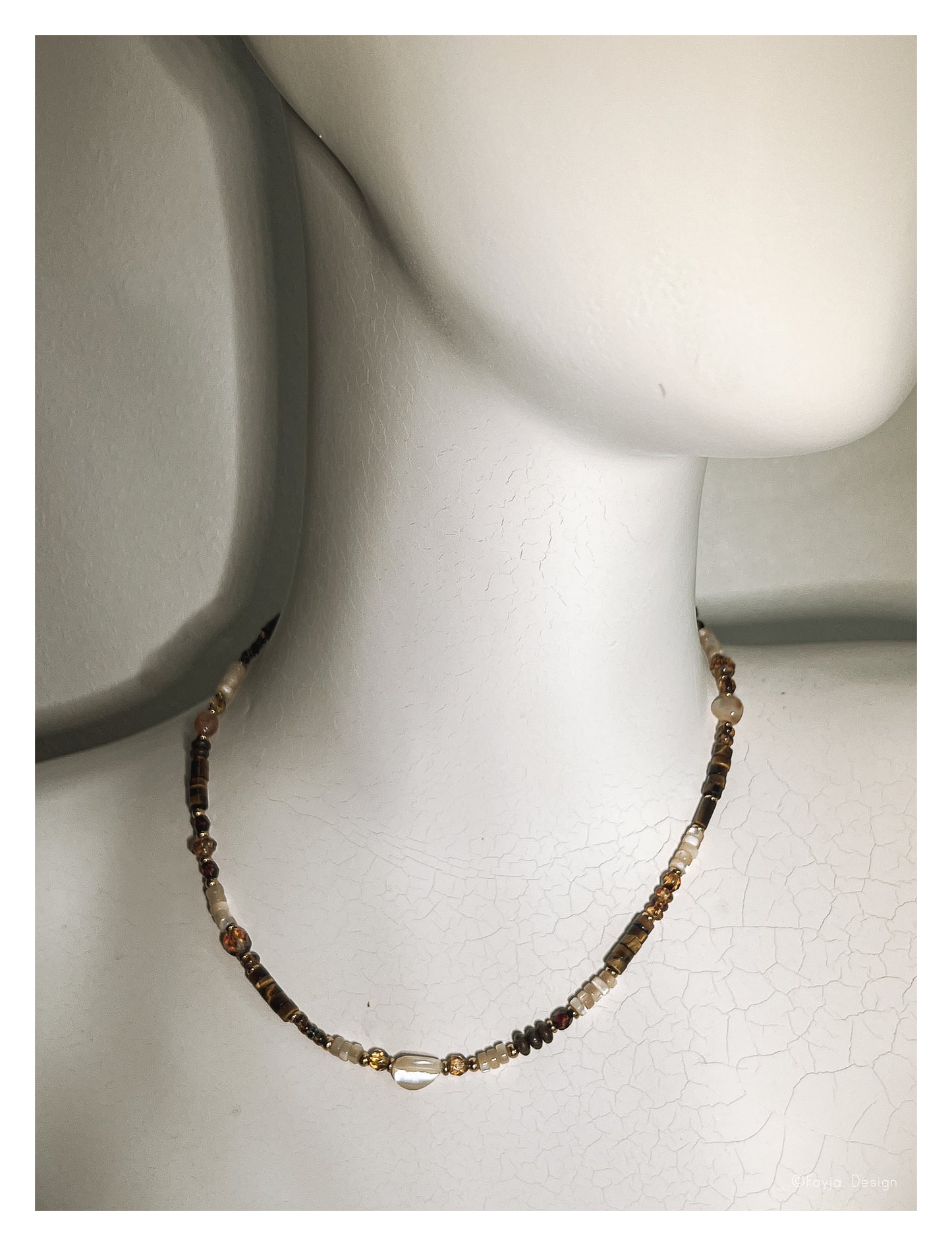 Amber Waves - Signature necklace - 42cm length