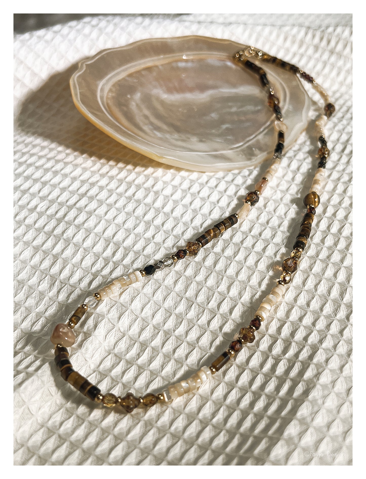 Amber Waves - Signature necklace - 52cm length