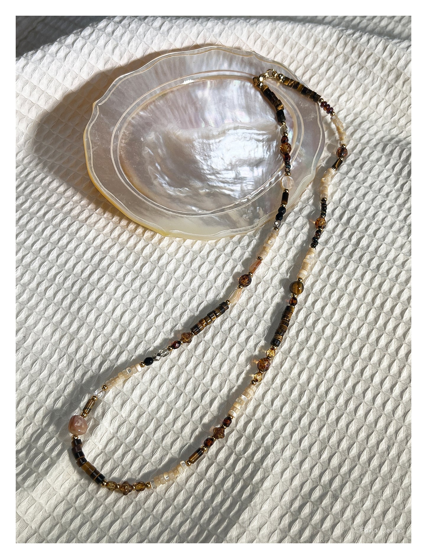 Amber Waves - Signature necklace - 52cm length