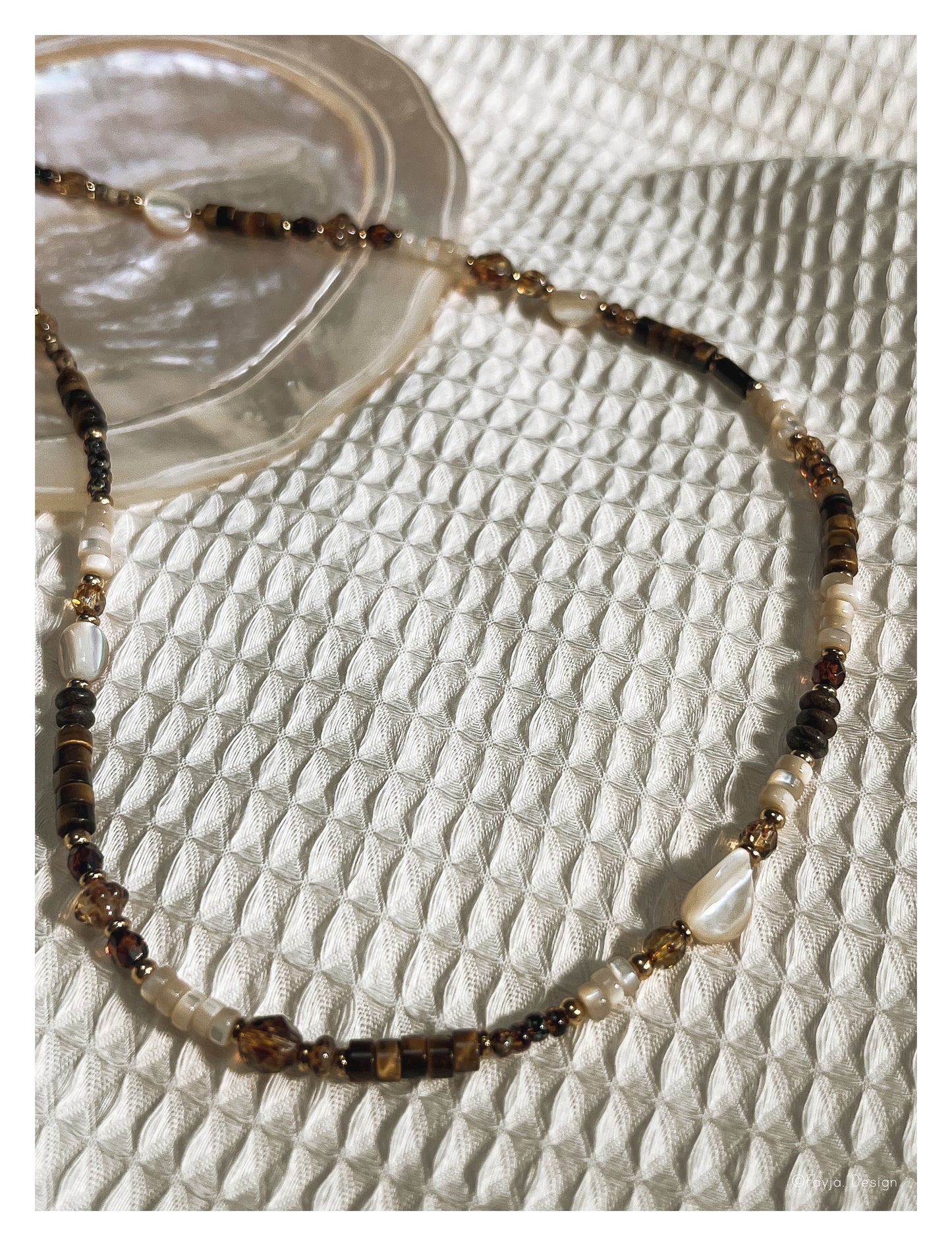 Amber Waves - Signature necklace - 42cm length