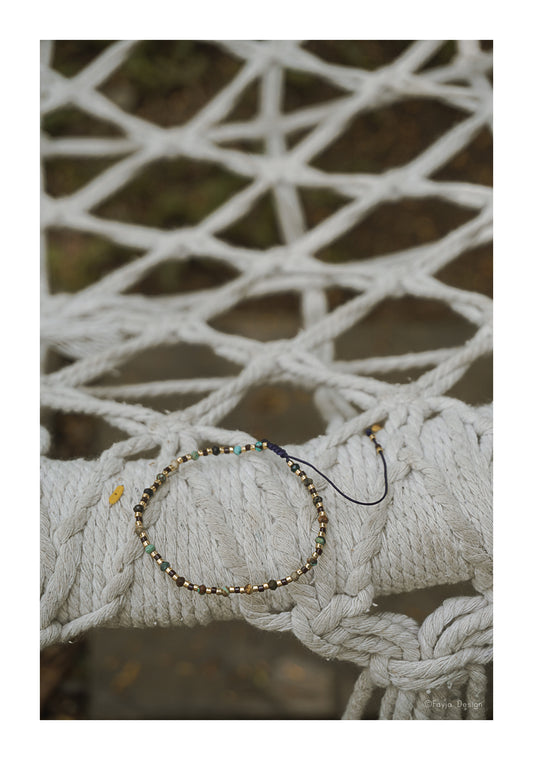 Mixed Gemstones friendship bracelet